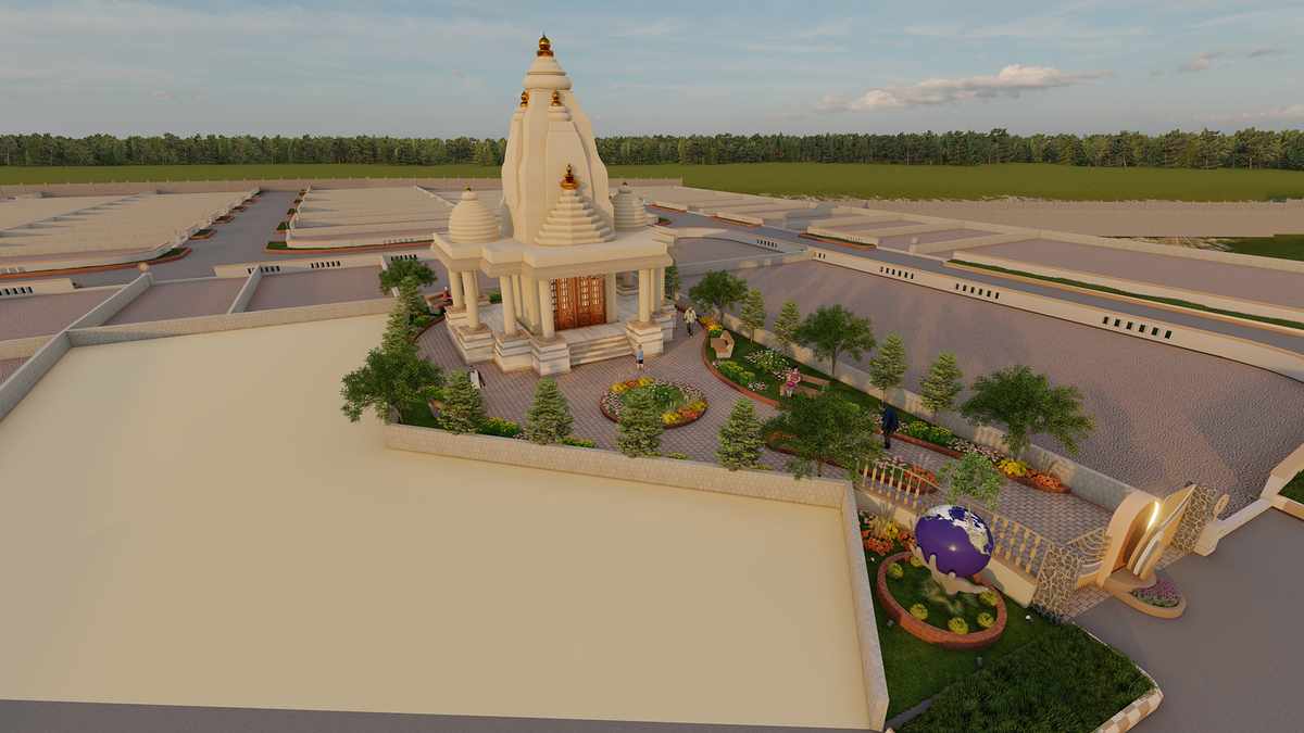The Riyasat Sankalp beautiful Hindu temple and spiritual center